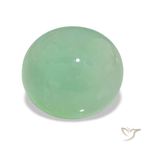 6.64ct Verde Salvia Chiaro Crisoprasio Pietre preziose, Ovale, Traslucido