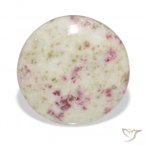 22.96ct Naturale Multicolore Cinabro, Rotondo, Opaco