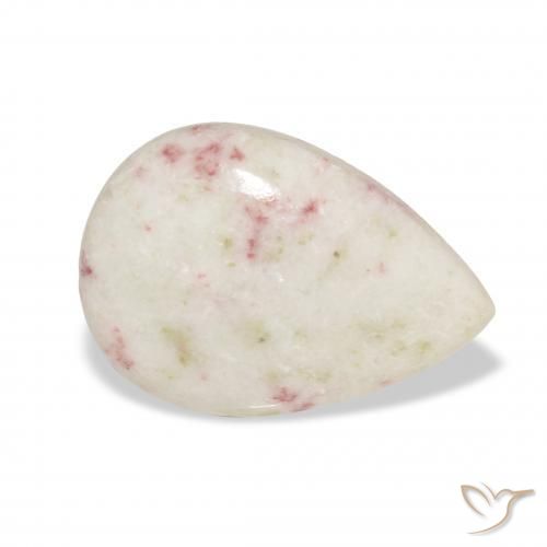 Cinabro Multicolore naturale da 10.20 ct, Forma a pera, Opaco