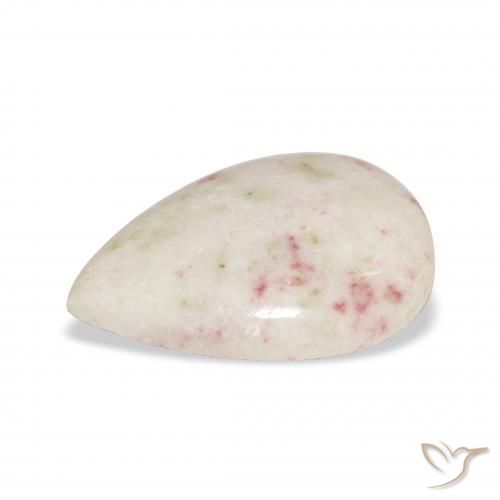 Cinabro Multicolore naturale da 10.20 ct, Forma a pera, Opaco
