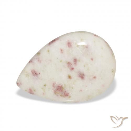 13.96ct Naturale Multicolore Cinabro, Forma a pera, Opaco