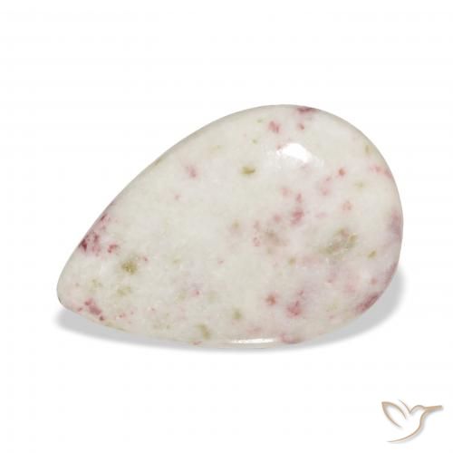 Cinabro Multicolore naturale da 18.11 ct, Forma a pera, Opaco