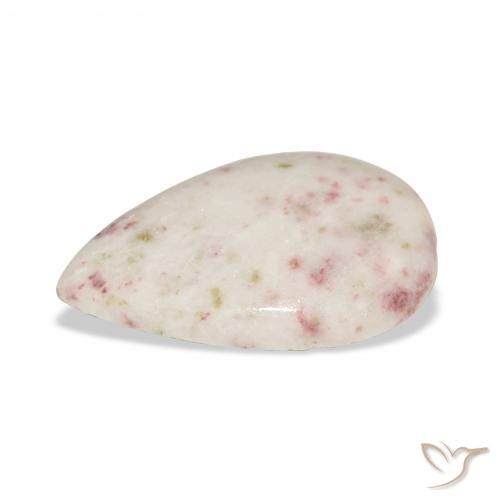 Cinabro Multicolore naturale da 18.11 ct, Forma a pera, Opaco