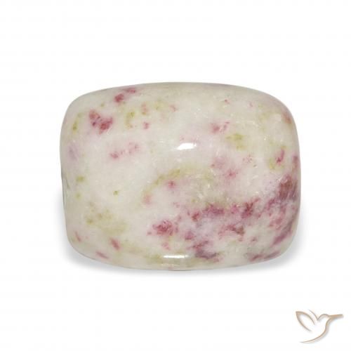 8.10ct Naturale Multicolore Cinabro, Cuscino, Opaco