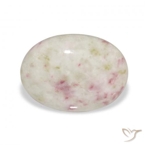 8.59ct Naturale Multicolore Cinabro, Ovale, Opaco