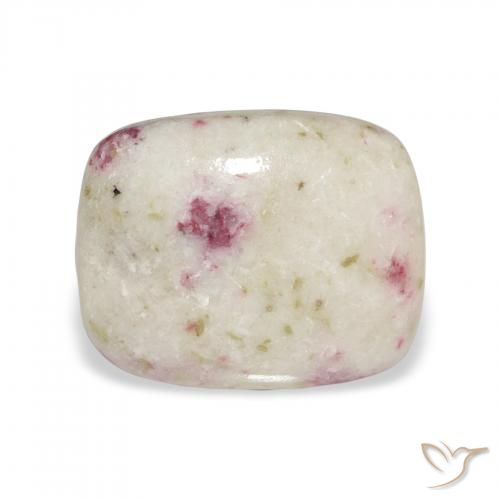 8.57ct Naturale Multicolore Cinabro, Cuscino, Opaco