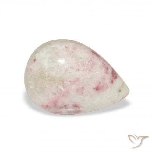 Cinabro Multicolore naturale da 6.94 ct, Forma a pera, Opaco