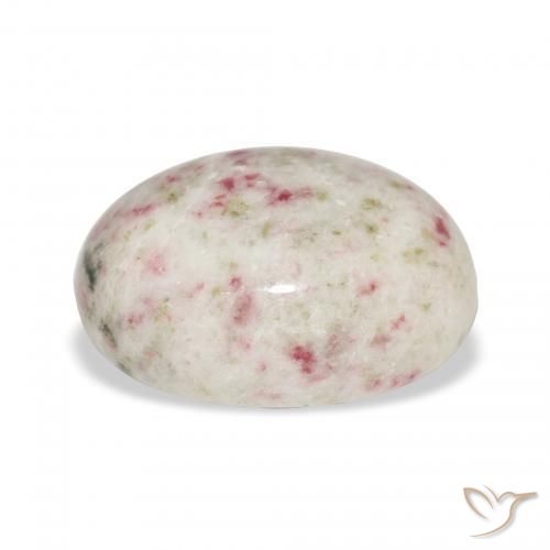 Cinabro Multicolore naturale da 16.30 ct, Ovale, Opaco