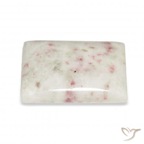 Cinabro Multicolore naturale da 18.85 ct, Taglio a baguette, Opaco