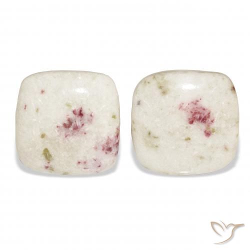 23.69ctw Naturale Multicolore Cinabro, Cuscino, Opaco