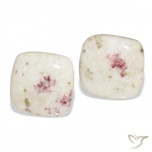 Gemme di Cinabro Multicolore naturale da 23.69 ct, Cuscino, Opaco