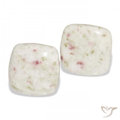 Gemme di Cinabro Multicolore naturale da 27.85 ct, Cuscino, Opaco