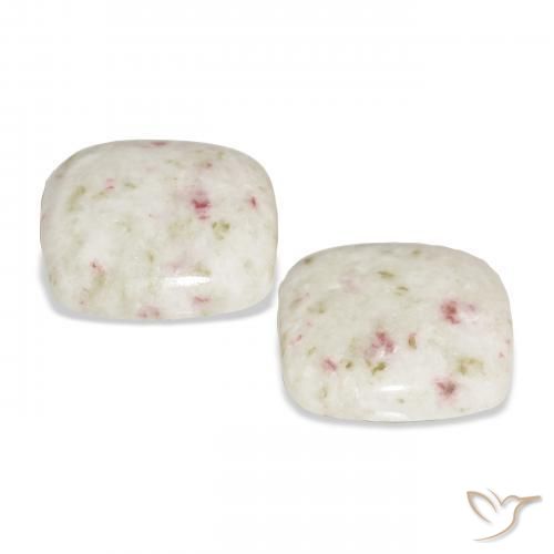 Gemme di Cinabro Multicolore naturale da 27.85 ct, Cuscino, Opaco