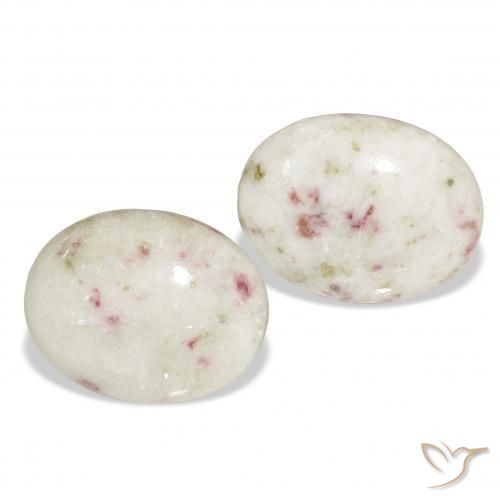 Gemme di Cinabro Multicolore naturale da 15.55 ct, Ovale, Opaco