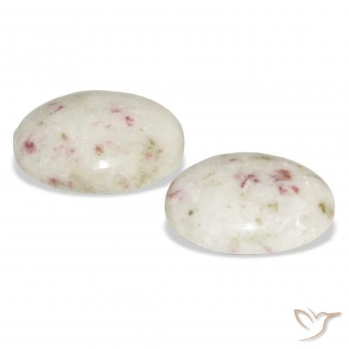 Gemme di Cinabro Multicolore naturale da 15.55 ct, Ovale, Opaco