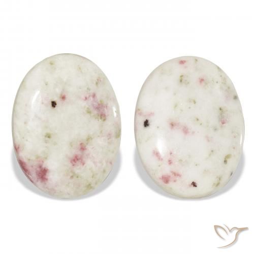 34.51ctw Naturale Multicolore Cinabro, Ovale, Opaco