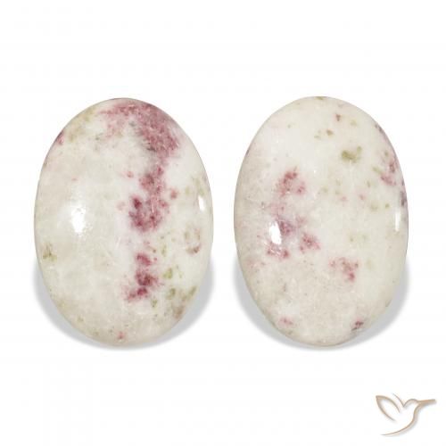 22.45ctw Naturale Multicolore Cinabro, Ovale, Opaco