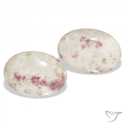 Gemme di Cinabro Multicolore naturale da 22.45 ct, Ovale, Opaco