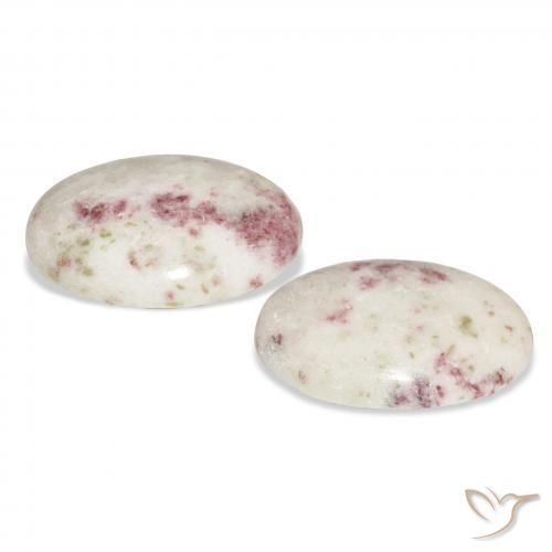 Gemme di Cinabro Multicolore naturale da 22.45 ct, Ovale, Opaco