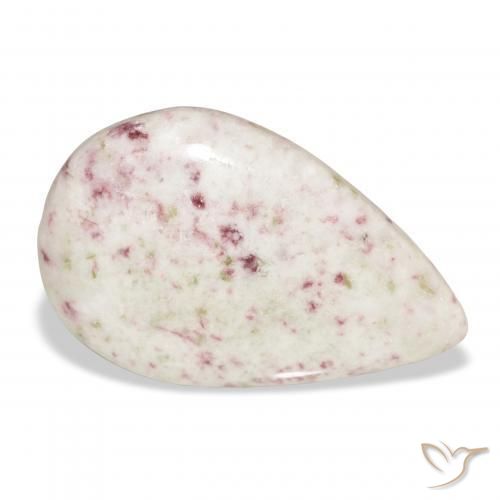 Cinabro Multicolore naturale da 28.04 ct, Forma a pera, Opaco