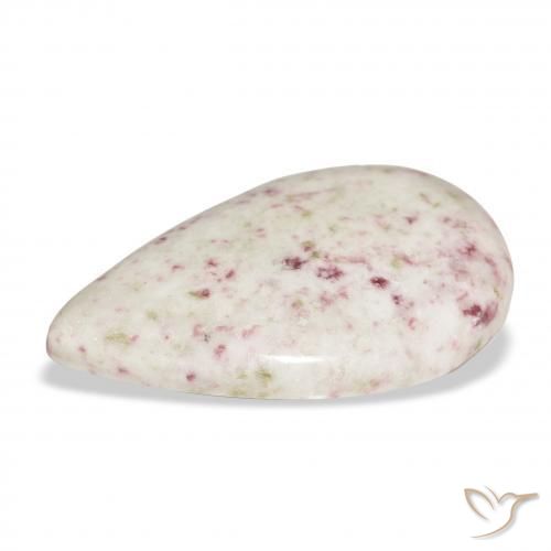 Cinabro Multicolore naturale da 28.04 ct, Forma a pera, Opaco
