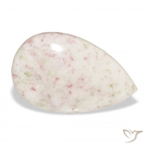 Cinabro Multicolore naturale da 18.48 ct, Forma a pera, Opaco