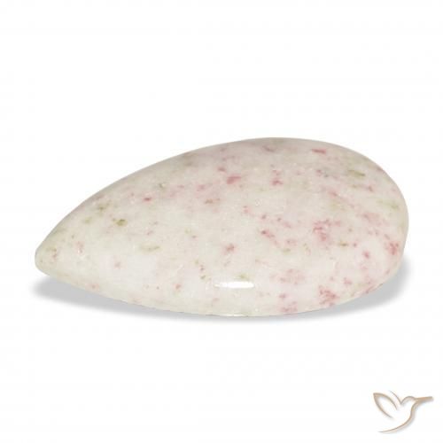 Cinabro Multicolore naturale da 18.48 ct, Forma a pera, Opaco