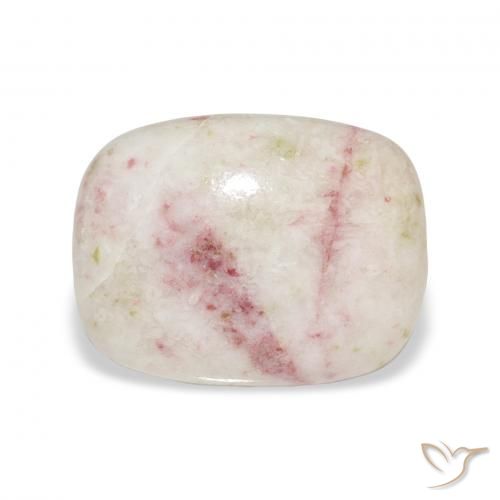 6.46ct Naturale Multicolore Cinabro, Cuscino, Opaco