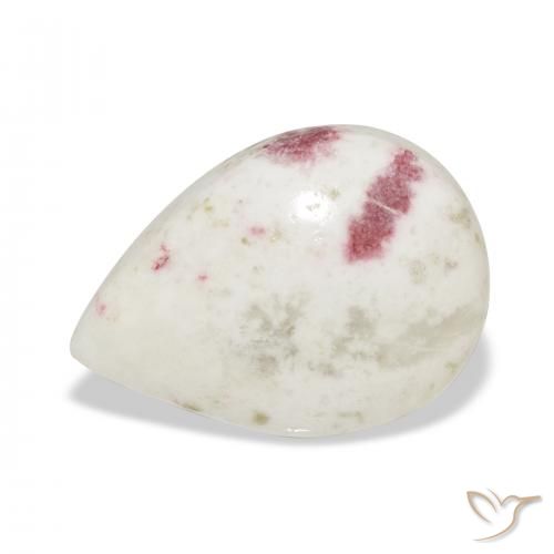 9.98ct Naturale Multicolore Cinabro, Forma a pera, Opaco