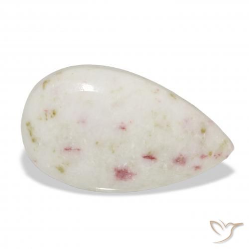Cinabro Multicolore naturale da 14.91 ct, Forma a pera, Opaco