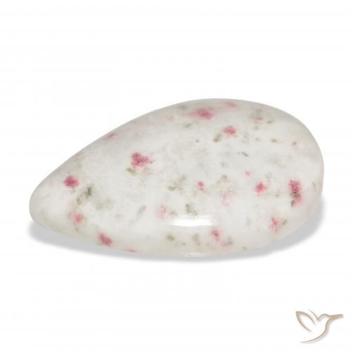 Cinabro Multicolore naturale da 15.67 ct, Forma a pera, Opaco