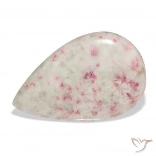 17.31ct Naturale Multicolore Cinabro, Forma a pera, Opaco