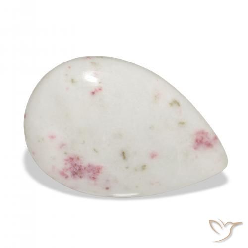 Cinabro Multicolore naturale da 13.28 ct, Forma a pera, Opaco