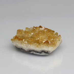 Geode di citrino Giallo oro naturale da 42.48 ct, Forma fantasia, Opaco