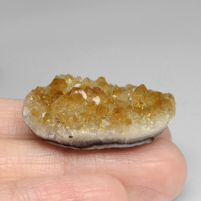 Geode di citrino Giallo oro naturale da 42.48 ct, Forma fantasia, Opaco