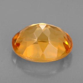 Citrino naturale giallo da 2,66 ct, taglio ovale, VVS