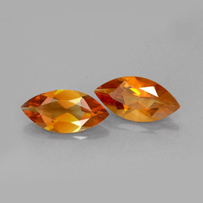 Citrino naturale arancione da  ct, marchesa, VS
