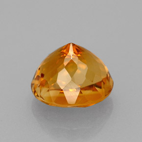 Citrino naturale arancione da 1,33 ct, taglio ovale, VVS-VS