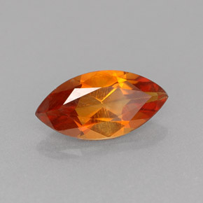 Citrino naturale arancione da 0,88 ct, marchesa, VVS-VS