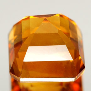 Citrino naturale giallo da 3,00 ct, taglio smeraldo, VS