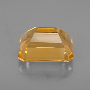 Citrino naturale giallo da 2,41 ct, taglio smeraldo, VS
