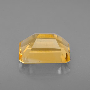 Citrino naturale giallo da 1,95 ct, taglio smeraldo, VS