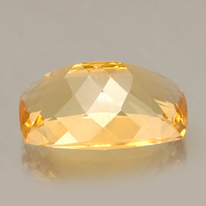 Citrino naturale giallo da 12,60 ct, taglio a cuscino, VVS-VS