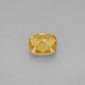 Citrino naturale giallo da 1,41 ct, taglio a cuscino, VVS-VS