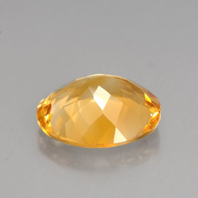 Citrino naturale giallo da 3,85 ct, taglio ovale, VVS