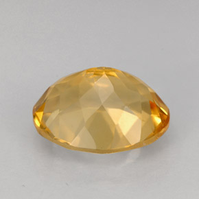 Citrino naturale arancione da 3,31 ct, taglio ovale, VVS-VS