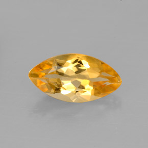 Citrino naturale giallo da 1,83 ct, marchesa, VVS-VS