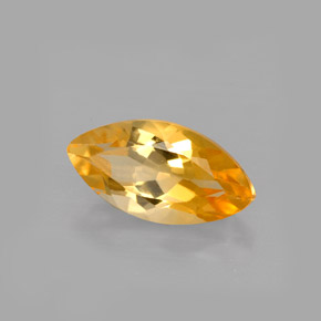 Citrino naturale giallo da 1,83 ct, marchesa, VVS-VS