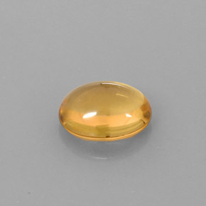 Citrino naturale giallo da 2,66 ct, taglio ovale, trasparente