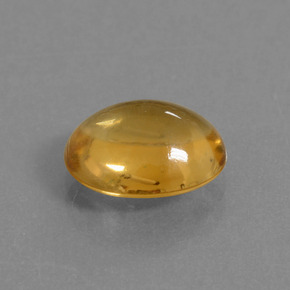Citrino naturale giallo da 2,70 ct, taglio ovale, trasparente
